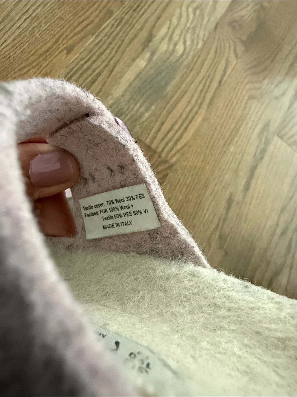 Girl’s Wool Shearling Birkenstock Sandals